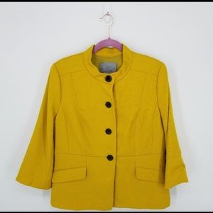 Nordstrom Classiques Entier Mustard Yellow Blazer